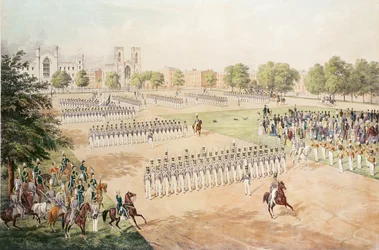 Nationalgarde des 7. Regiments NYSM, graviert von C. Gildemeister, 1852